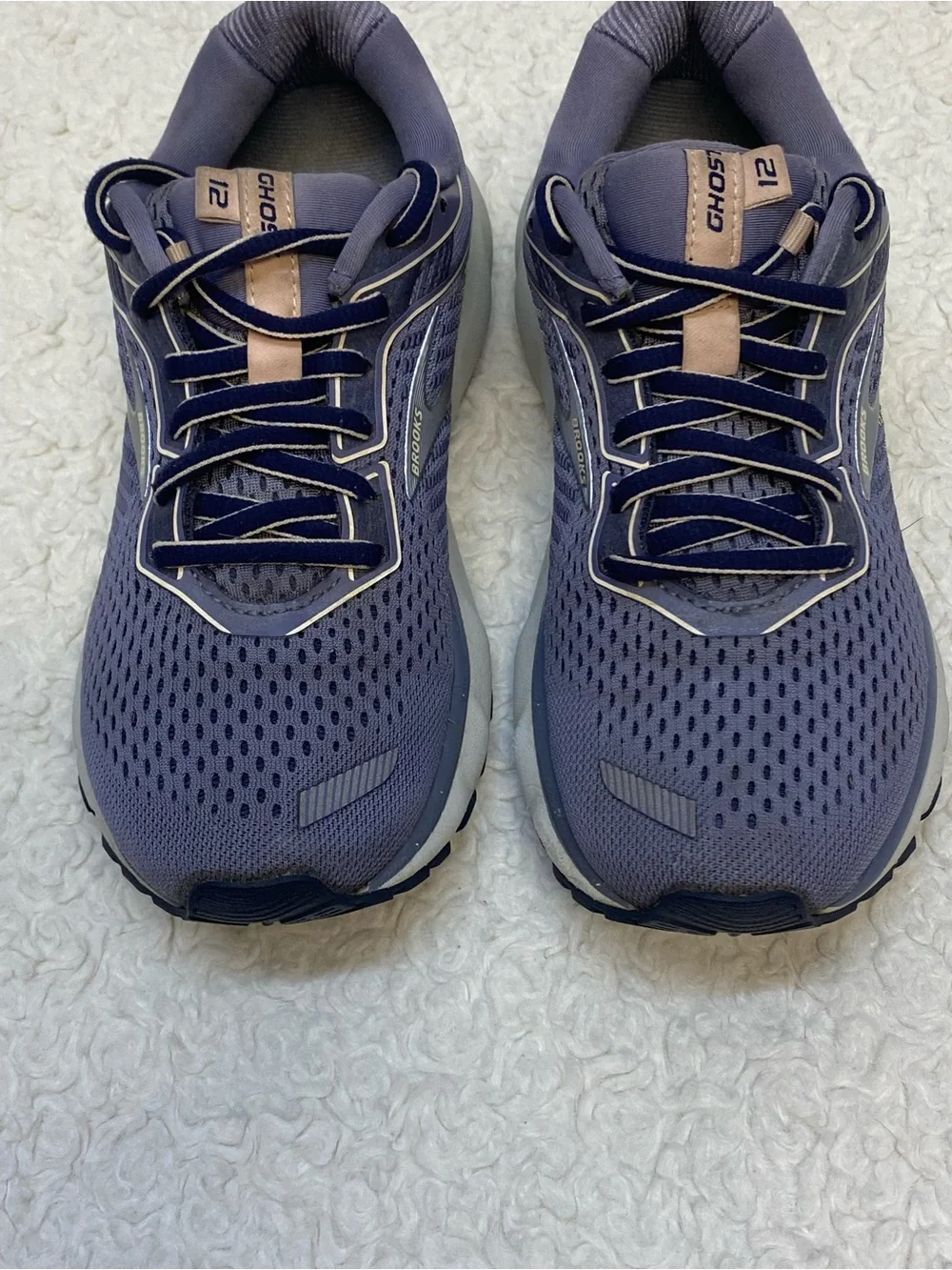 Brooks Ghost 12 Women's Running Shoes Blue Gray Athletic Sneakers Size 6